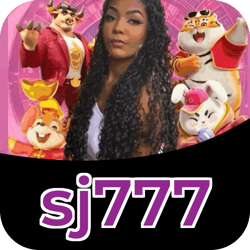 Interface do aplicativo sj777 mostrando jogos disponíveis no iOS e Android